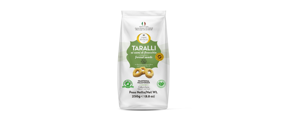 Taralli moderni z nasionami fenkuła 250g