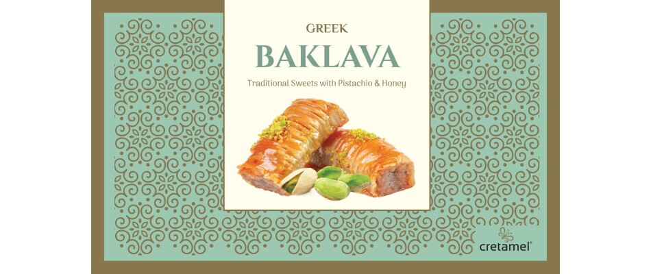 Oryginalna grecka baklava z pistacjami 175g