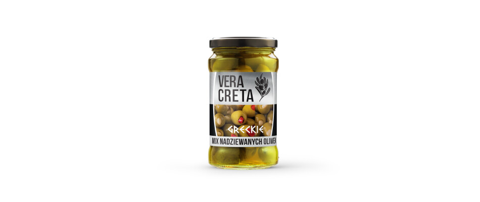 Oliwki zielone z czosnkiem 250g