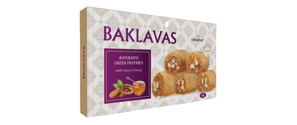 Oryginalna grecka baklava z orzechami 175g
